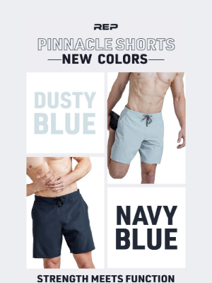 REP Fitness - New Colors: Pinnacle Shorts in Two New Looks