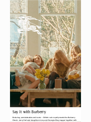 Burberry (United Kingdom) - Mother’s Day with Jerry Hall and family
