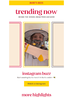 Burt's Bees - Trending now...