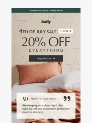 Buffy - 4th Of July Sale Starts Now!