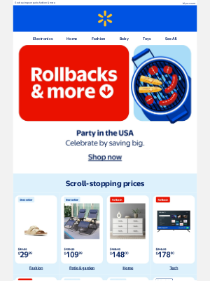 Walmart - The long weekend's comin'  🎈🥤🧢