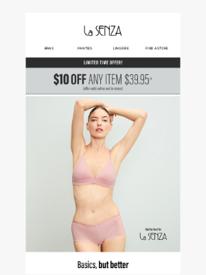 La Senza - Your Softest Bra & Panty Yet