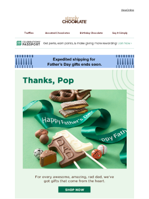 Simply Chocolate - 🏆 Shop chocolate gifts for #1 dads.