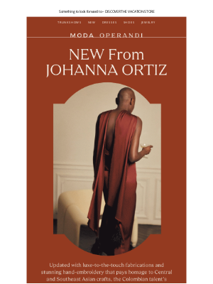 Moda Operandi - NOW IN: Johanna Ortiz’s after-dark romance