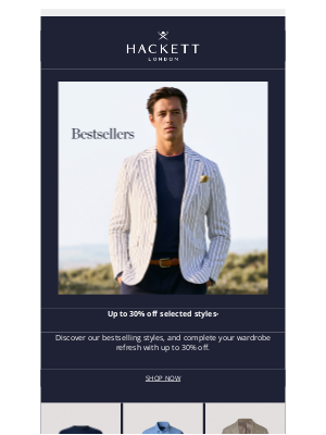 Hackett London - Bestsellers up to 30% off