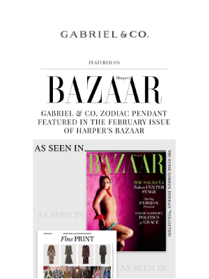 Gabriel & Co. NY - As Seen In Harper's Bazaar, And Also On Jenna Dewan & Danielle Deadwyler