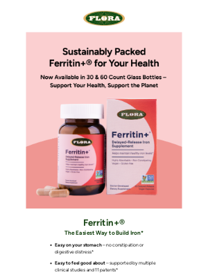 Flora Health - Unleash the Power of Ferritin+