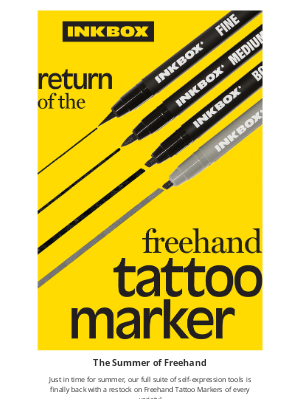 inkbox - Tattoo Markers are BACK! ✍️