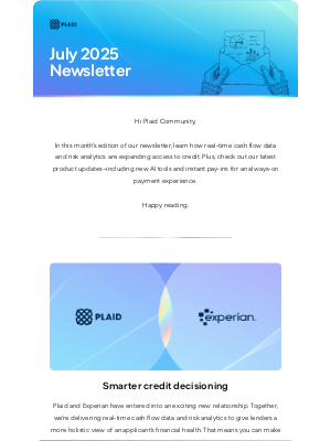 plaid - What’s new at Plaid in July