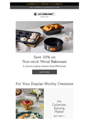 Le Creuset - Save 30% on Non-stick Metal Bakeware