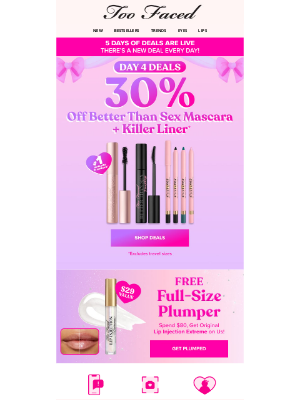 Too Faced Cosmetics - Today Only: 30% Off Eye Essentials 👀
