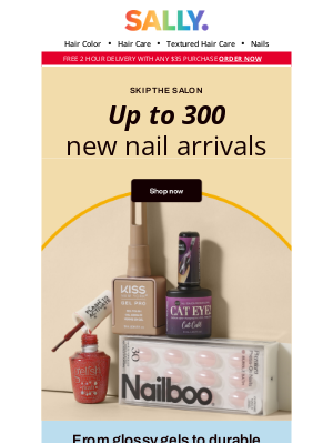 Sally Beauty - Your Summer mani starts here with up to 300 new arrivals