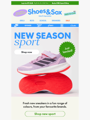 Shoes & Sox (Australia) - New season sport shoes just landed ⚽