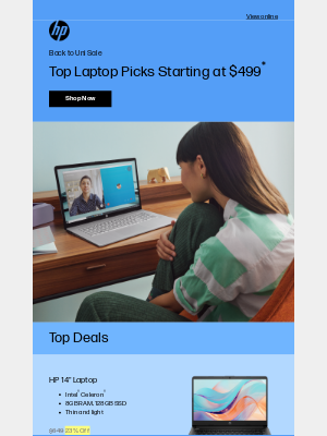 HP (Australia) - Don't Miss Out! Laptop Deals from $499*