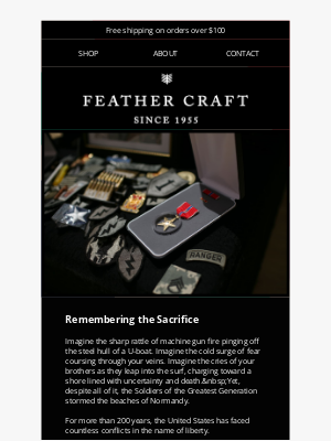 Feather Craft Fly Fishing - Remembering Their Sacrifice
