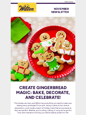 Wilton Cake Decorating & Recipes - Let’s Get Cookie With It: Gingerbread Cookies!