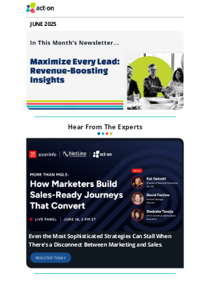 Act-On Software - June Newsletter: How To Maximize Your Leads