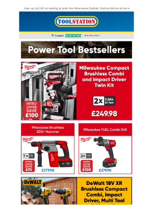 Toolstation UK - Must have Power Tool bestsellers