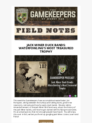 Mossy Oak - Jack Miner Duck Bands + Planning an Out-of-State Hunting Trip