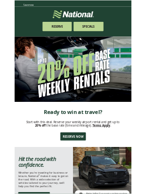 National Car Rental - Susan, Accept Your Offer!