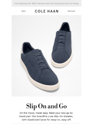 Cole Haan - Restock alert: The customer-favorite GrandPrø Luxe Slip-On Sneaker