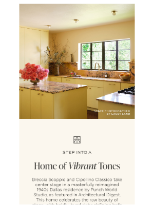 Artistic Tile - A Dallas Home Where Bold Stone Takes the Spotlight