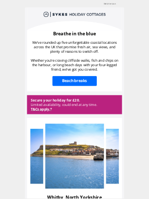 Sykes Cottages (United Kingdom) - Your next coastal escape is calling 🌊