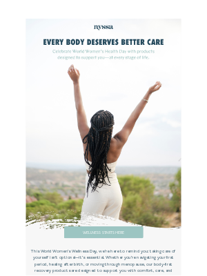 Nyssa - Women’s wellness deserves more than one day
