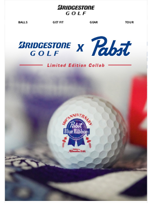 Bridgestone Golf - NEW || Pabst Blue Ribbon Partnership || The Collab You Definitely Needed!