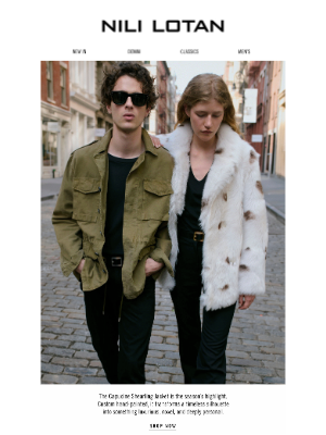 Nili Lotan New York - New In: Capucine Shearling Jacket in Ivory