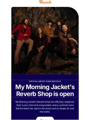 Reverb - My Morning Jacket has restocked their Reverb shop
