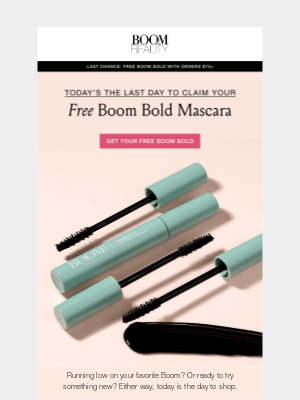 BOOM by Cindy Joseph - Last Day: Get Our Best Mascara Ever—FREE