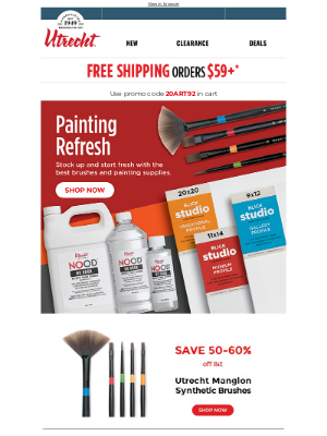 Utrecht Art Supplies - Everything you need for your next painting project
