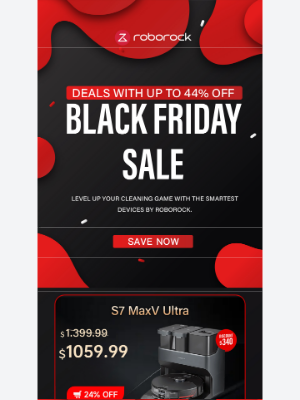 Roborock - This Black Friday get massive savings with Roborock
