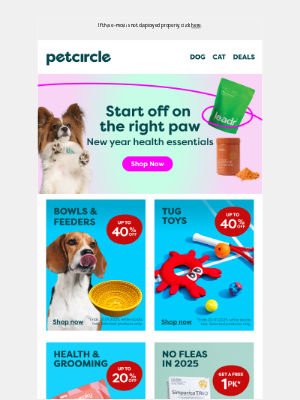 Pet Circle (Australia) - Tail wagging deals to kick off the year