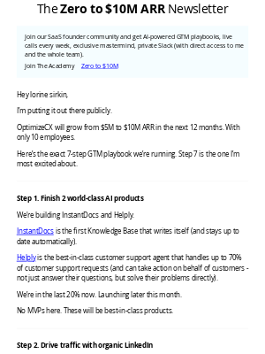 Groove - Calling it: the path to $10M ARR in 12 months