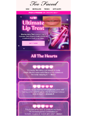 Too Faced Cosmetics - Loved & Raved: Kissing Juicy Tint Is an Instant Icon 💋