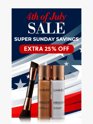 Luminess Cosmetics - Your Early Access to Our July 4th Sale 🇺🇸