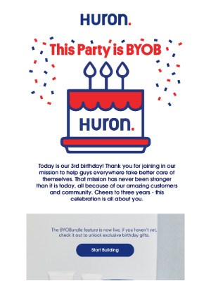 Huron - Huron turns 3 today!