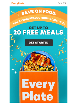 EveryPlate - Hello 2022, goodbye meal planning 👋