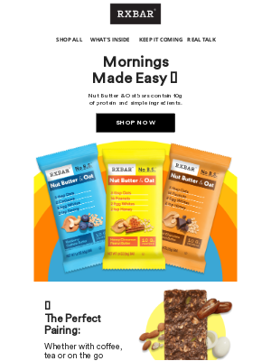 RXBAR - 🥜 Power Up Your Mornings with Nut Butter & Oat!