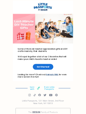 Little Passports, Inc. - ✏️ Help Your Child Thank Their Teacher in a Special Way