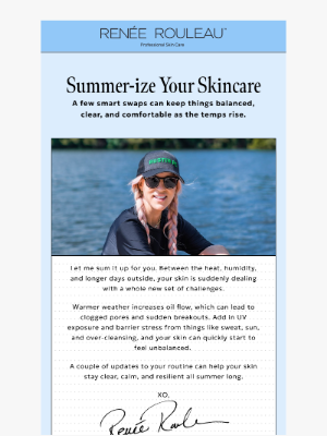 Renee Rouleau Skin Care - Skin complaints I hear in the summer ☀️