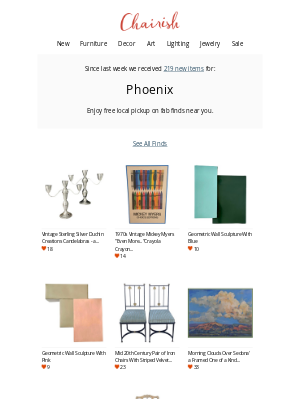 Chairish - Look What's New In Phoenix