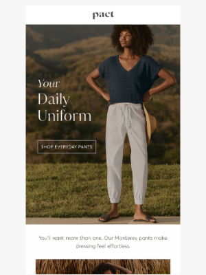 PACT Apparel - Two Pants. Unlimited Outfits.