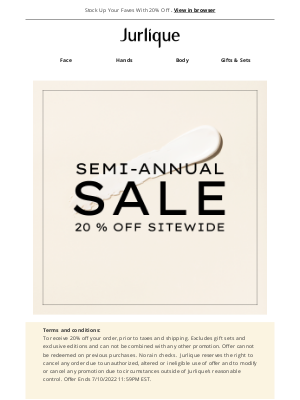 Jurlique - Semi-Annual Sale Starts Now