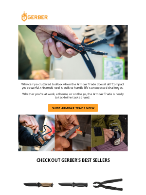 Gerber Gear - One Tool. Endless Possibilities.