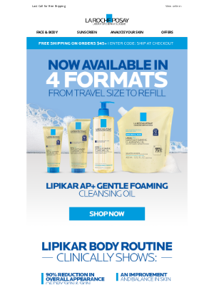 La Roche-Posay - Your Favorite Cleansing Oil, Now in Travel & Refill Sizes