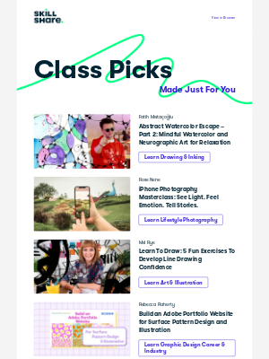 Skillshare - Delores's Recommended Classes