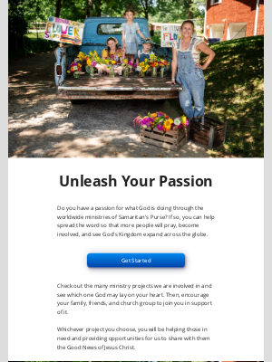 Samaritan's Purse - Unleash Your Passion